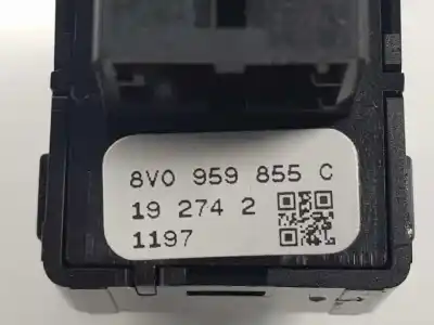 Second-hand car spare part right front power window switch for audi a3 sportback 2.0 tdi oem iam references 8v0959855c  8v0959855c