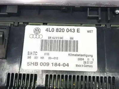 Second-hand car spare part climate control for audi q7 (4l) 3.0 v6 24v tdi oem iam references 4l0820043e  4l0820043e