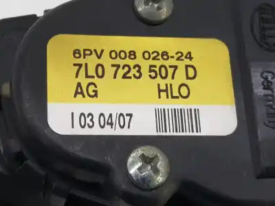 Second-hand car spare part accelerator pedal for audi q7 (4l) 3.0 v6 24v tdi oem iam references 7l0723507d  7l0723507d