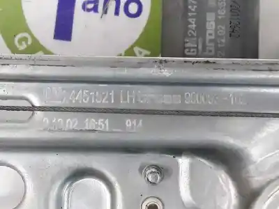 Peça sobressalente para automóvel em segunda mão elevador de vidros traseiro esquerdo por opel vectra c (z02) 2.2 dti 16v (f69) referências oem iam 24451521  24414776 991325100