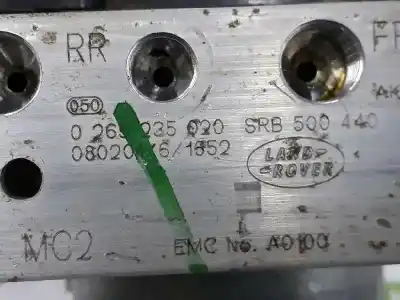 Автозапчасти б/у абс за land rover range rover (lm) 3.6 td v8 ссылки oem iam srb500440  0265950472 0265235020