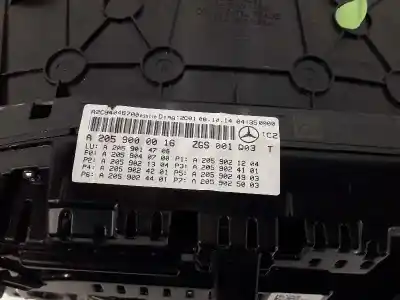 Second-hand car spare part dashboard for clase m clase c lim. 2.1 cdi oem iam references a2059000016  a2059014706