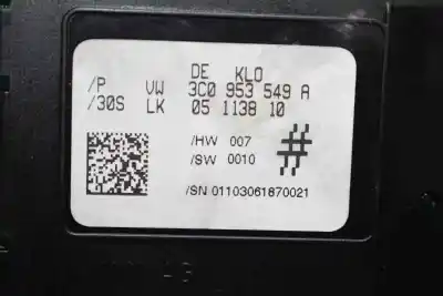 Автозапчастина б/у блок управління рульмову для volkswagen passat variant (3c5) 1.9 tdi посилання на oem iam 3c0953549a  3c0953549a
