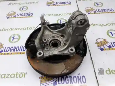 Peça sobressalente para automóvel em segunda mão manga de eixo dianteira esquerda por volkswagen passat b6 (3c2) 2.0 tdi 16v referências oem iam 3c0407253f