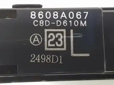 Second-hand car spare part rear left power window switch for mitsubishi lancer viii (cy_a, cz_a) evo x (cz4a) oem iam references 8608a067 Second-hand car spare part rear left power window switch for mitsubishi lancer viii (cy_a, cz_a) evo x (cz4a) oem iam references 8608a067
