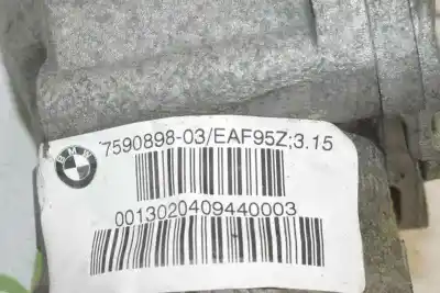 Second-hand car spare part front differential for bmw x5 5000cc oem iam references 7590898 relacion: 3.15 