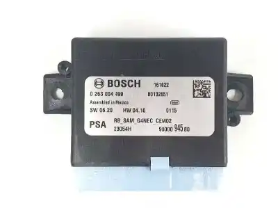 Pezzo di ricambio per auto di seconda mano modulo elettronico per citroen c4 lim. 1.2 12v e-thp riferimenti oem iam 9800094580