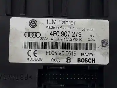 Peça sobressalente para automóvel em segunda mão módulo eletrônico por audi q7 (4l) 3.0 v6 24v tdi referências oem iam 4f0907279  4f0907279