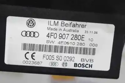 Peça sobressalente para automóvel em segunda mão módulo eletrônico por audi q7 (4l) 3.0 v6 24v tdi referências oem iam 4f0907280e  4f0907280e