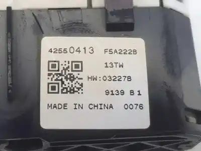 Second-hand car spare part headlights switch for opel mokka 1.4 16v turbo (bivalent. gasolina / lpg) oem iam references 42550413  42550413