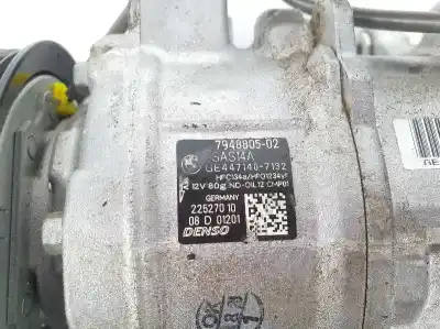 Автозапчасти б/у компрессор кондиционера воздуха за bmw x3 (g01, f97) sdrive 18 d ссылки oem iam 64527948805  64527948805