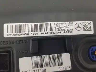Second-hand car spare part multifunction display for clase c clase a 1.6 oem iam references a2469001206  2469001206