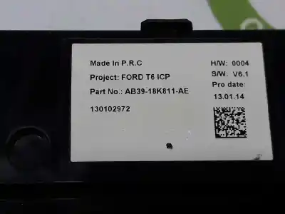Автозапчасти б/у многофункциональное управление за ford ranger (tke) 2.2 tdci cat 150 cv / 110 kw ссылки oem iam ab3918k811ae  ab3918k811ae