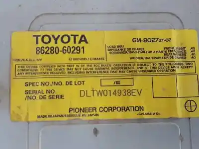 Tweedehands auto-onderdeel antenne versterker voor toyota land cruiser (j12) 3.0 turbodiesel oem iam-referenties 8628060291 86280-60291 gm-8027zt-02 