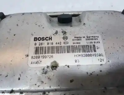 İkinci el araba yedek parçası ecu motor kontrol cihazi için renault scénic i monospace (ja0/1_, fa0_) 1.9 dti (ja1u) oem iam referansları 8200199726  8200049306