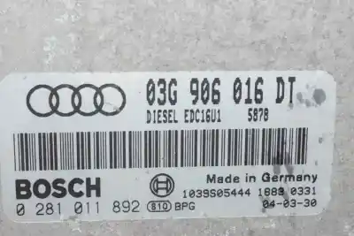 Second-hand car spare part ecu engine control for audi a3 (8p1) 2.0 tdi 16v oem iam references 03g906016dt  03g906016dt