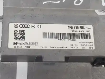 Автозапчасти б/у многофункциональный дисплей за audi a4 avant 3.0 v6 24v tdi clean diesel ссылки oem iam 4f0919604  4f0919604