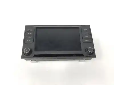 Second-hand car spare part audio system / radio cd for seat leon (5f1) 1.6 tdi oem iam references 5f0919604e