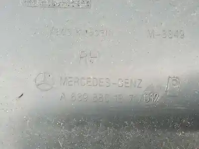 Second-hand car spare part right rear bumper for clase c vito mixto 06.2003 2.1 cdi oem iam references a6398801371  6398801371