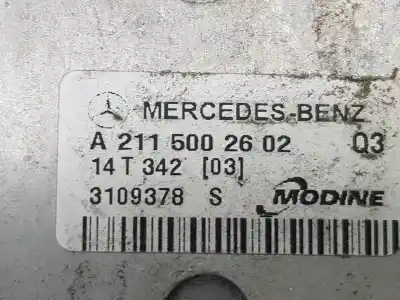Автозапчасти б/у интеркулер за mercedes-benz cls (c219) cls 320 cdi (219.322) ссылки oem iam a2115002602