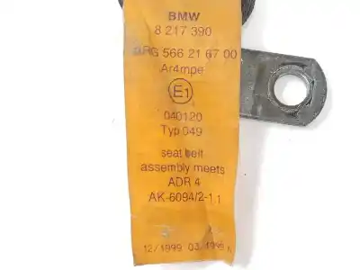 Автозапчастина б/у передній правий ремін безпеки для bmw 7 (e38) 730 d посилання на oem iam 8217390  72118217390