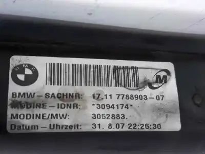 Peça sobressalente para automóvel em segunda mão radiador de água por bmw serie 1 berlina (e81/e87) 2.0 turbodiesel cat referências oem iam 17117788903  3052883