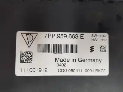 Автозапчасти б/у электронный модуль за porsche cayenne 3.0 v6 tdi ссылки oem iam 7pp959663e  7pp959663e