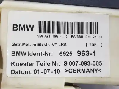 Second-hand car spare part left front window motor for bmw x3 (e83) 2.0 d oem iam references 67626925963  6925963