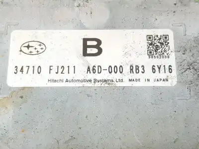 Second-hand car spare part ecu engine control for subaru xv 2.0 cat oem iam references 34710fj211  34710fj211