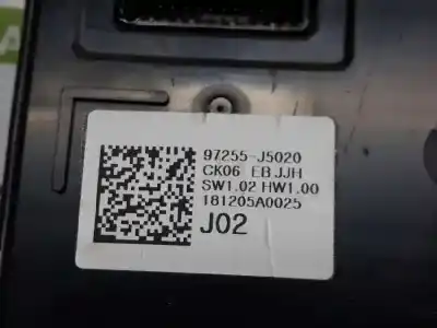 Second-hand car spare part heating control unit for kia stinger 3.3 v6 tgdi oem iam references 97255j5020  97255j5020