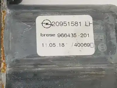 Автозапчастина б/у регулятор вікна передній лівий для opel zafira 1.6 cdti dpf посилання на oem iam 915367104  13369285