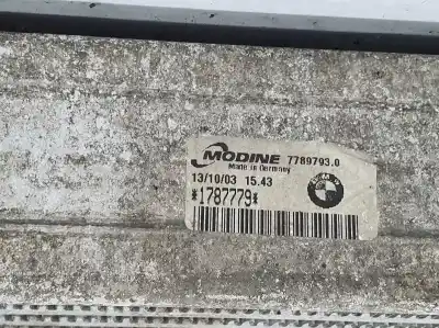 Pezzo di ricambio per auto di seconda mano intercooler per bmw 3 (e46) 320 d riferimenti oem iam 17517793370  1787779