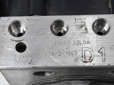 Second-hand car spare part abs for nissan pulsar fastback (c13) 1.5 dci oem iam references 476603zl0a  2265106516 0265956165