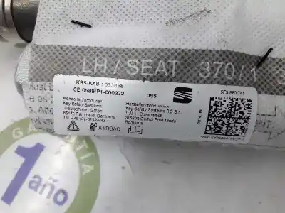 Second-hand car spare part front left curtain airbag for seat leon (5f1) 1.2 tsi oem iam references 5f3880741  ksskab1033898