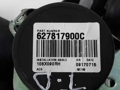 Second-hand car spare part rear right seat belt for nissan pulsar fastback (c13) 1.5 dci oem iam references 627817900c  888443zl0a