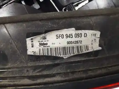 Автозапчасти б/у левый задний фонарь в двери за seat leon (5f1) 1.2 tsi ссылки oem iam 5f0945093d  90042872 valeo