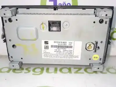Автозапчасти б/у аудиосистема / радио cd за seat leon (5f1) 1.2 tsi ссылки oem iam 5f0919603  5f0919603