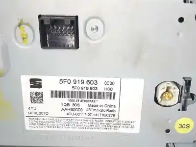 Автозапчасти б/у аудиосистема / радио cd за seat leon (5f1) 1.2 tsi ссылки oem iam 5f0919603  5f0919603