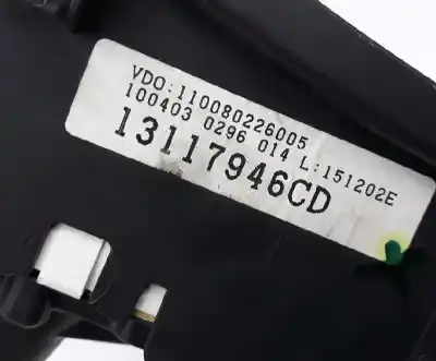 Pezzo di ricambio per auto di seconda mano pannello degli strumenti per opel corsa c blue line riferimenti oem iam 13117946  