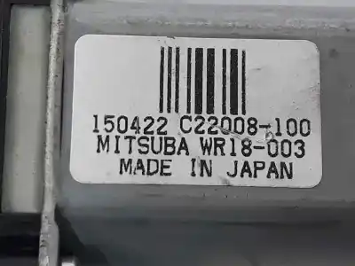 Second-hand car spare part right front window motor for nissan pulsar fastback (c13) 1.5 dci oem iam references wr18003  150422