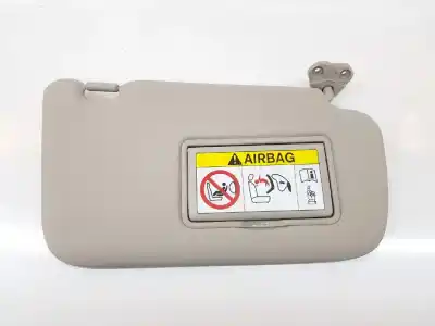 Second-hand car spare part right sunshade for nissan pulsar fastback (c13) 1.5 dci oem iam references 964004ma0d