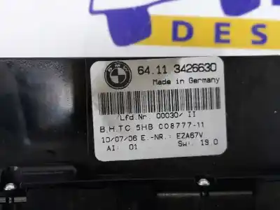 Peça sobressalente para automóvel em segunda mão comando de sofagem (chauffage / ar condicionado) por bmw x3 3.0 turbodiesel referências oem iam 64113426630  5hb00877711