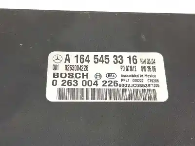 Peça sobressalente para automóvel em segunda mão módulo eletrônico por mercedes clase m 3.0 cdi referências oem iam a1645453316 1645453316 