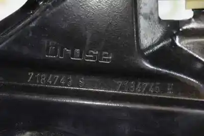 Second-hand car spare part rear left window regulator for bmw 5 (e60) 520 d oem iam references 51357184745  7184743s