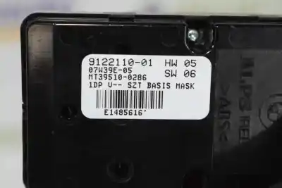 Second-hand car spare part left front power window switch for bmw 5 (e60) 520 d oem iam references 61319122110  9122110