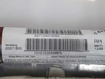 Автозапчасти б/у передняя правая подушка безопасности за mini mini (r56) 1.6 16v cat ссылки oem iam 72127134078  a27134078065