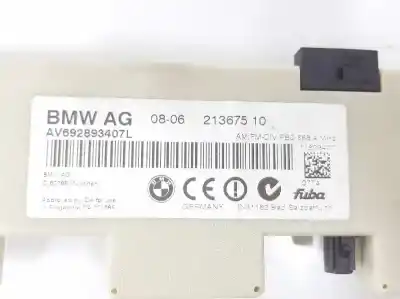 Peça sobressalente para automóvel em segunda mão módulo eletrónico antena por bmw 3 (e90) 320 d referências oem iam 65206928934  av692893407l