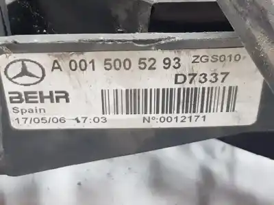 Second-hand car spare part radiator cooling fan for mercedes-benz vito caja cerrada 6.03 -> 2.1 cdi 95 cv / 70 kw oem iam references a0015005293  zgs010 d7337