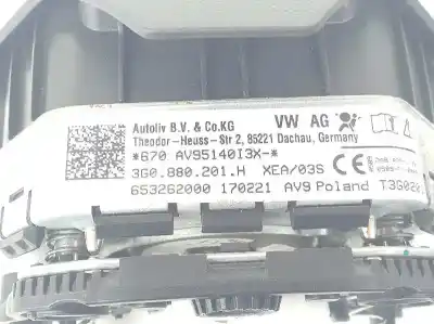 Автозапчастина б/у передня ліва подушка безопасности для volkswagen passat variant (cb5) executive 150 cv / 110 kw посилання на oem iam 3g0880201h  3g0880201hxea Автозапчастина б/у передня ліва подушка безопасности для volkswagen passat variant (cb5) executive 150 cv / 110 kw посилання на oem iam 3g0880201h  3g0880201hxea
