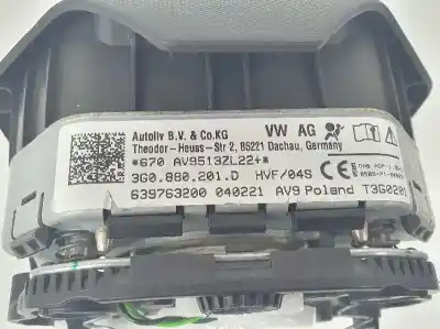 Автозапчасти б/у передняя левая подушка безопасности за volkswagen passat variant (cb5) executive 150 cv / 110 kw ссылки oem iam 3g0880201d  3g0880201dhvf Автозапчасти б/у передняя левая подушка безопасности за volkswagen passat variant (cb5) executive 150 cv / 110 kw ссылки oem iam 3g0880201d  3g0880201dhvf